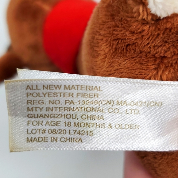 Chrismas Rudolph The Red Nosed Reindeer  Plush 7" Stuffed Animal Toy - Picture 8 of 8